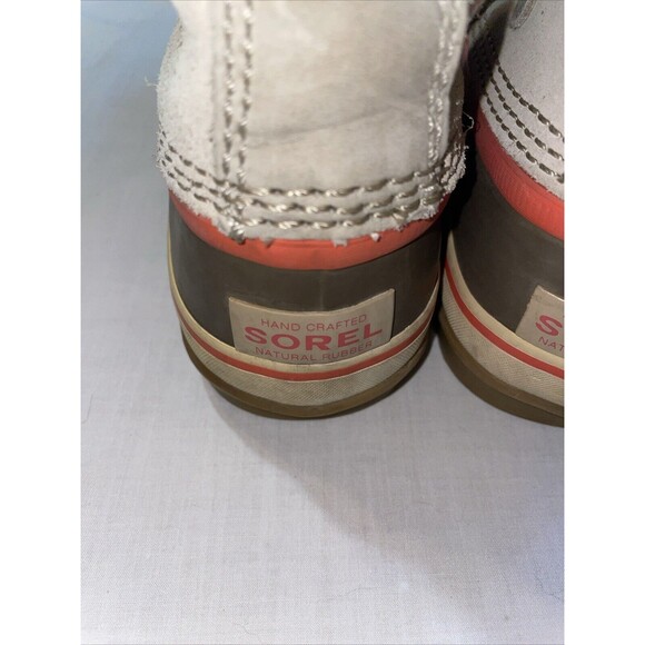Sorel Women’s Winter Boots Size 6.5 M Tan Leather Warmth Waterproof Insulated - Picture 11 of 12